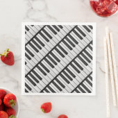 Piano Keys Serviette (Beispiel)