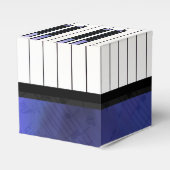 Piano Keys Sheet Music Moderne Drehung Geschenkschachtel (Vorderseite)