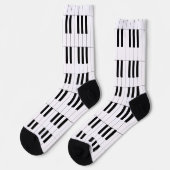 Piano Keys Socken (Linkes Detail)