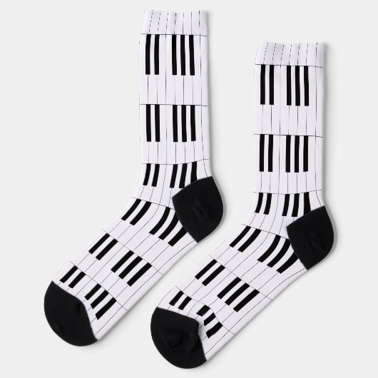 Piano Keys Socken (Linkes Detail)