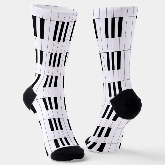 Piano Keys Socken (Gewinkelt)