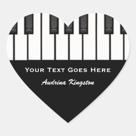 Piano Keys Stickers (Vorderseite)