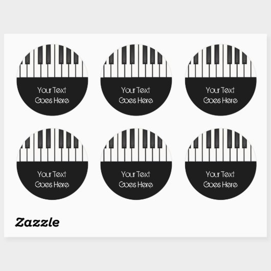Piano Keys Stickers (Blatt)