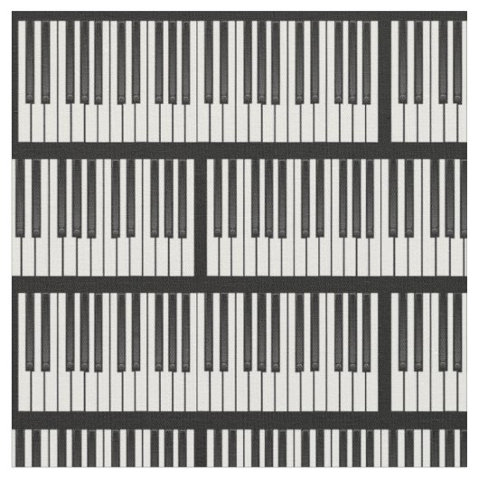 Piano Keys Stoff (Nahaufnahme)