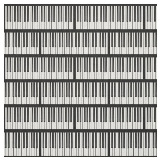 Piano Keys Stoff (Muster)