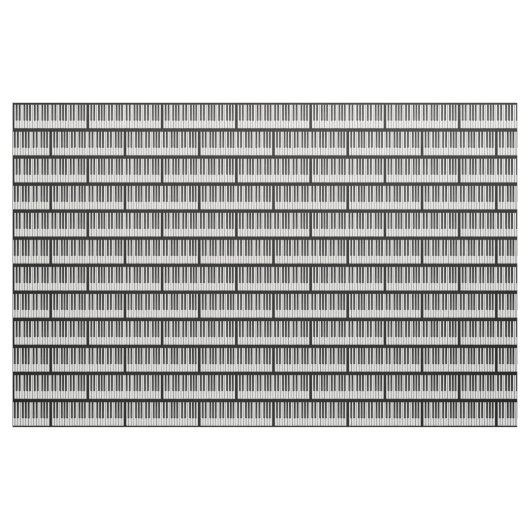 Piano Keys Stoff (Fat Quarter (45,7 x 55,9 cm))