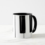 Piano Keys Tasse (VorderseiteRechts)