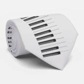 Piano Keys Tie Krawatte (Gerollt)