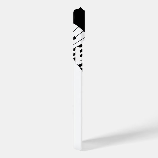 Piano Keys und Gold Musiknoten Galaxy Fall Case-Mate iPhone Hülle (Rückseite / Rechts)