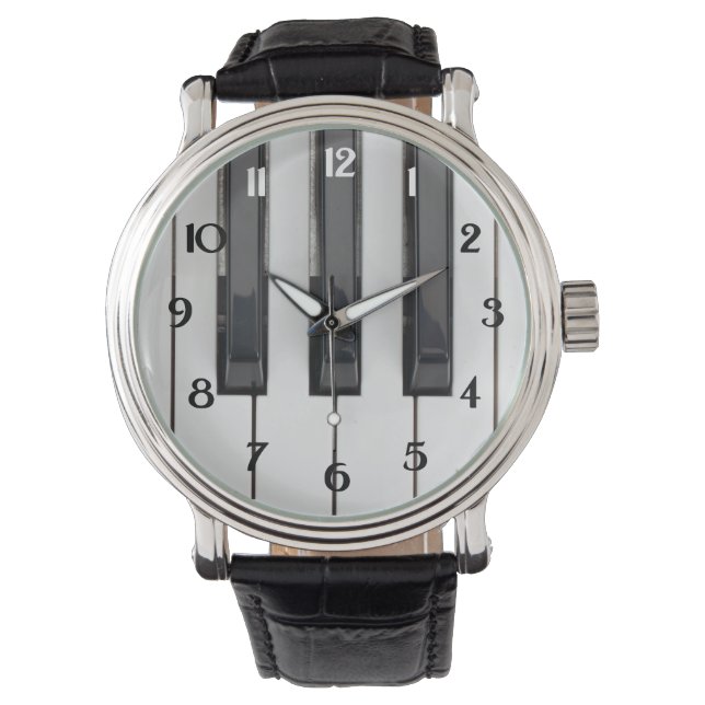 Piano Keys Watch Armbanduhr (Vorderseite)