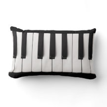 Piano Keys werfen Kissen