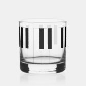 Piano Keys Whiskyglas (Rückseite)