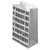 Piano Kleine Geschenktüte (Vorderseite Schrägansicht)