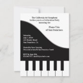 Piano Konzert Einladung (Vorderseite)