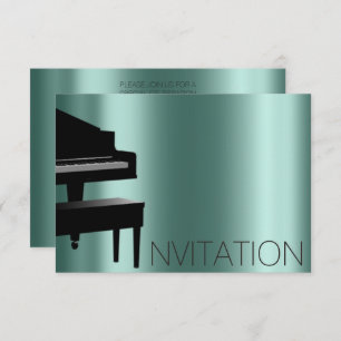 Piano Konzert Formal Minimalismus Vip Aquamarin Einladung