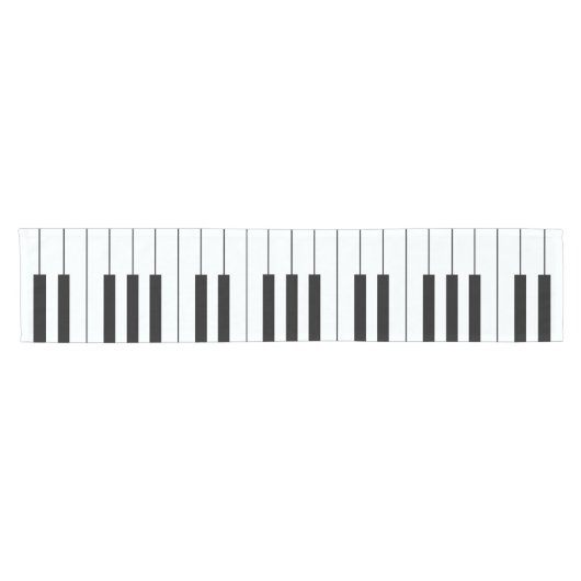 Piano Kurzer Tischläufer (Horizontal)