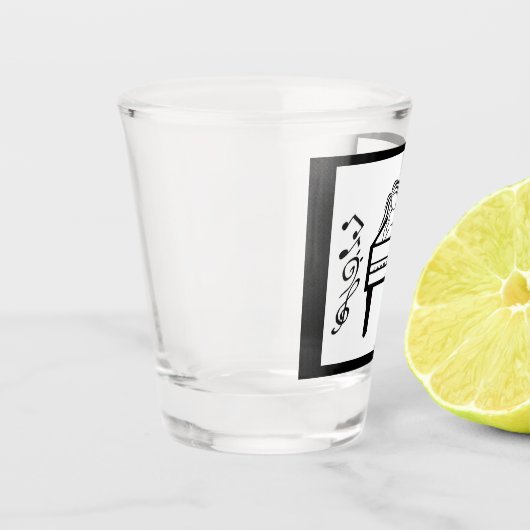 Piano Lady Schnapsglas (Links)