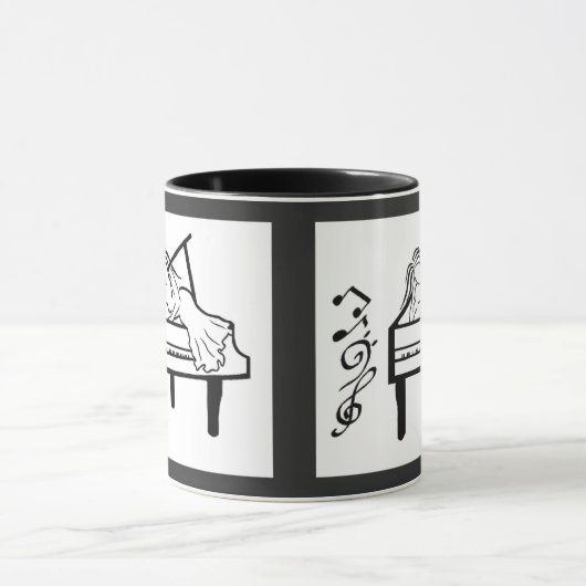 Piano Lady Tasse (Zentrum)