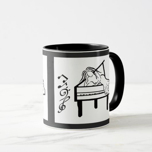 Piano Lady Tasse (VorderseiteRechts)