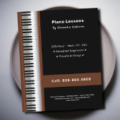 Piano Lessons Flyer