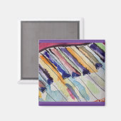 Piano-Liebhaber beachten! Magnet (Vorderseite/Rückseite)