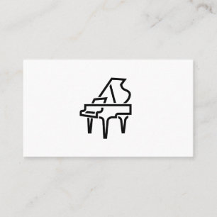Piano-Logo - Visitenkarten Visitenkarte