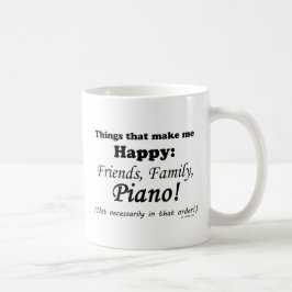 Piano macht mich glücklich kaffeetasse
