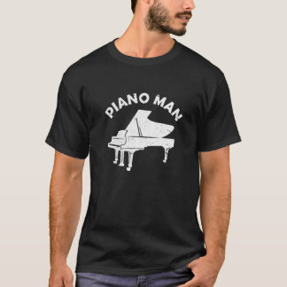 Piano Man Funny Keyboard Pianist Musiker Piano Mu T-Shirt