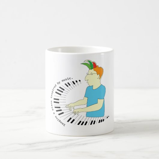 Piano Man Kaffeetasse (Mittel)