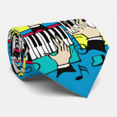 "PIANO MAN " KRAWATTE (Gerollt)