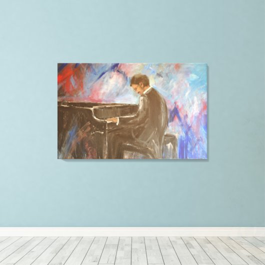 PIANO MAN LEINWANDDRUCK (Insitu (Holzboden))