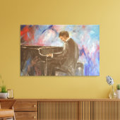 PIANO MAN LEINWANDDRUCK (Insitu (Wohnzimmer))