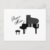 Piano Man Postkarte (Vorderseite)