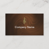 Piano Man Visitenkarte (Rückseite)