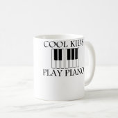 Piano Men Women And Kids Styles Kaffeetasse (VorderseiteRechts)