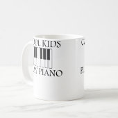 Piano 	 Men Women And Kids Styles Kaffeetasse (Vorderseite Links)
