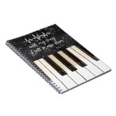 PIano mit Psalms Scripture Notizblock (Rechte Seite)