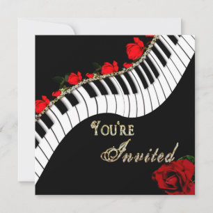 Piano/Mujsical Einladung - Mehrzweck