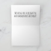 Piano Music Happy Birthday Karte (Innenseite)