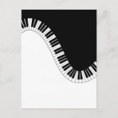 PIANO MUSIC POSTKARTE (Vorderseite)
