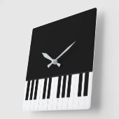 PIANO MUSIC QUADRATISCHE WANDUHR (Winkel)