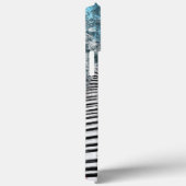 Piano Music Woman iPhone Case (Rückseite / Rechts)