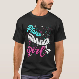 Piano Musical Pianist Keyboard Pianist Musiknoten T-Shirt