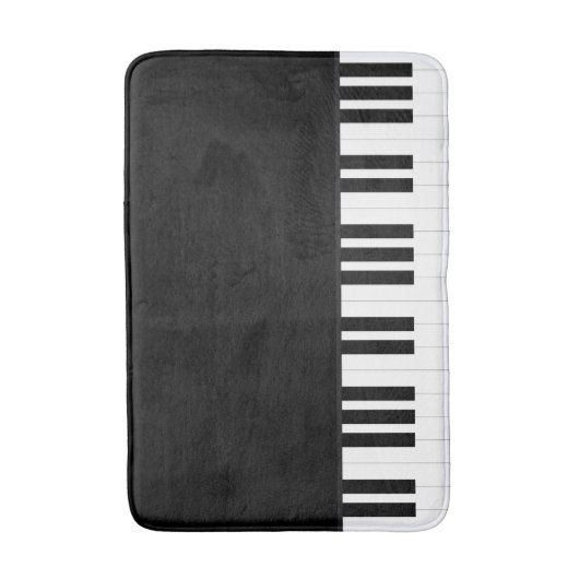 PIANO-MUSIK BADEMATTE (Vorderseite Vertikal)