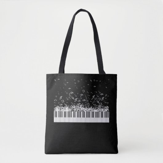 Piano-Musiknoten Instrument Musician Pianist Tasche (Vorderseite)