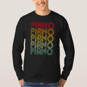 Piano Musiknotens Lehrer Musiker T-Shirt
