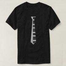 Piano Neck Tie T-Shirt