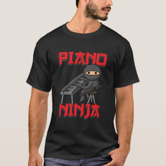 Piano Ninja Funny Keyboard Player Pianist Geschenk T-Shirt