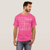Piano Notes Faces - Musicians Piano - Pianist T-Shirt (Vorne ganz)