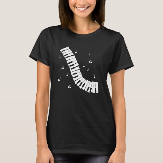 Piano Notes T-Shirt (Vorderseite)
